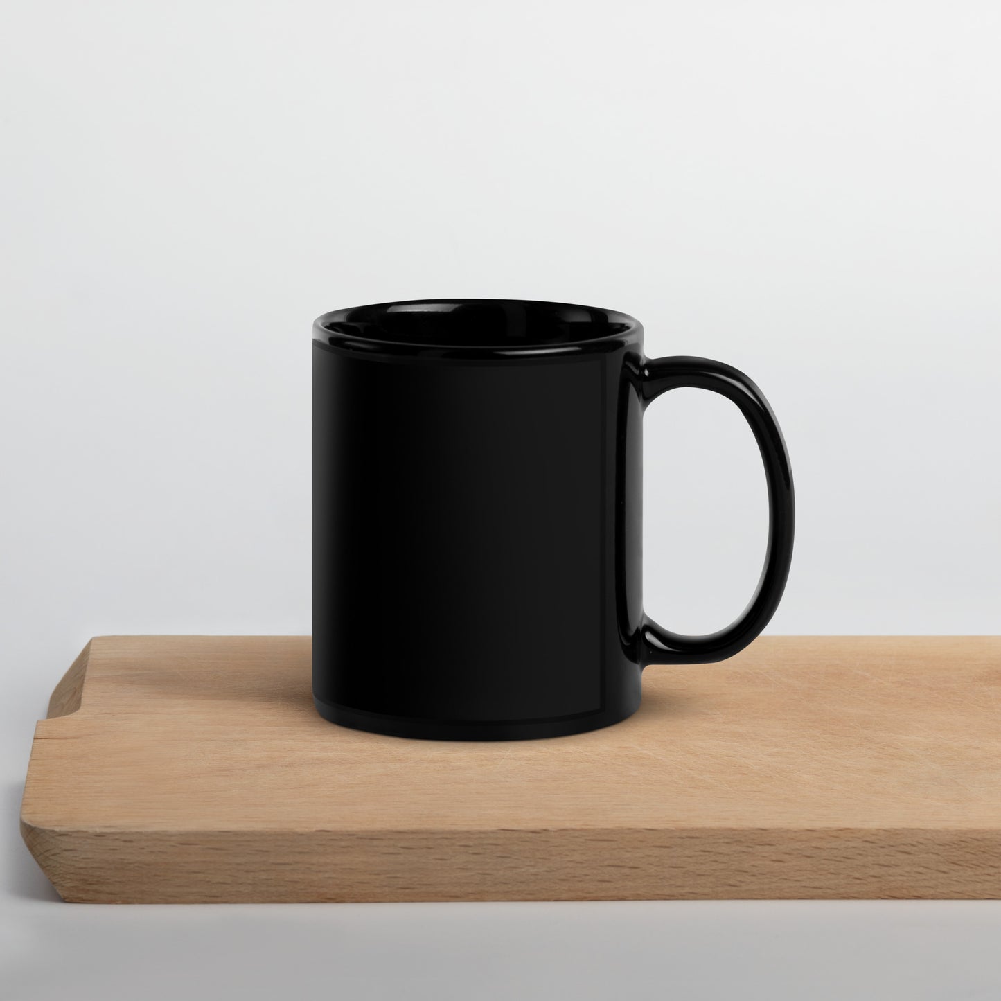 Madill Treeline Ceramic Black Mug