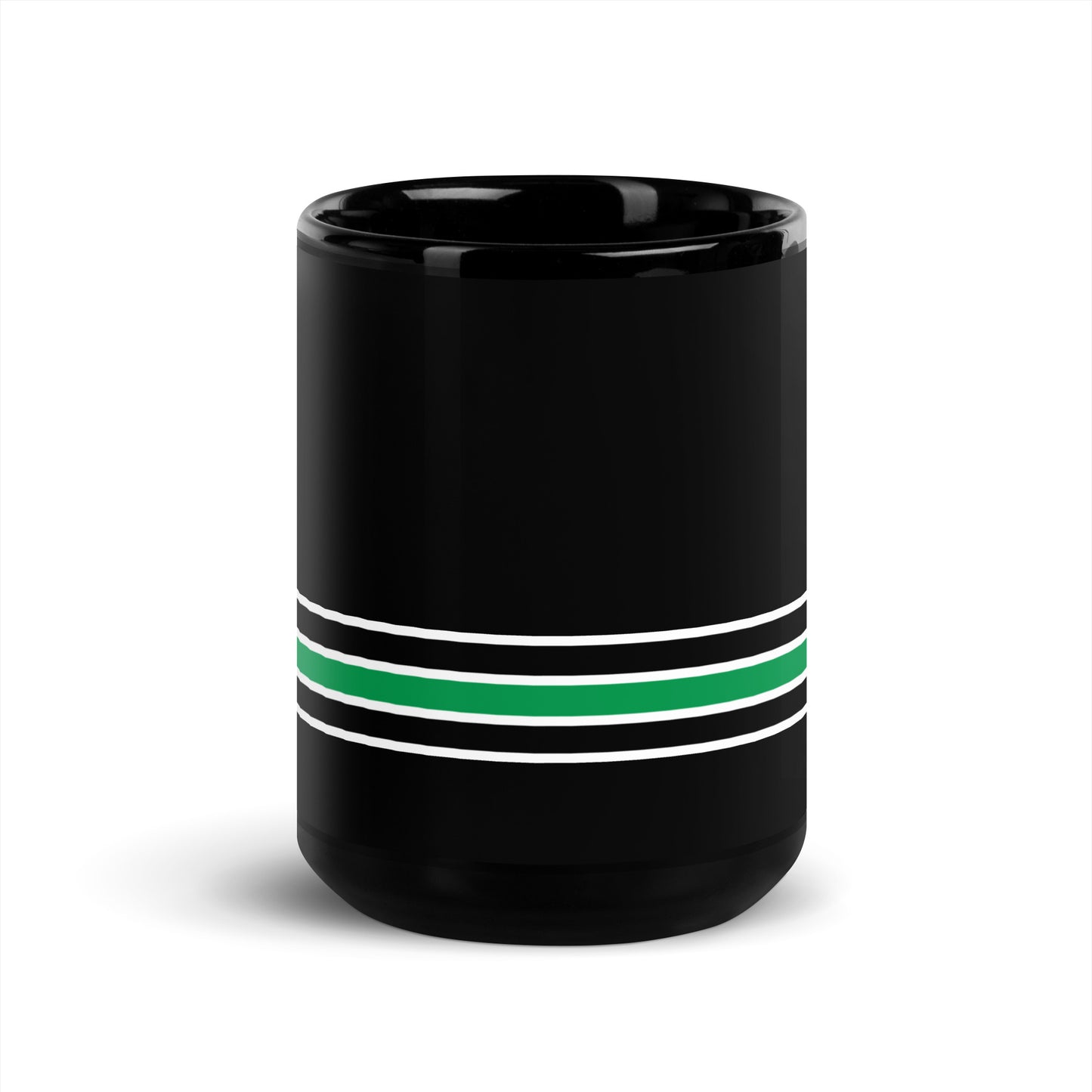 Madill Heritage Black Glossy Mug